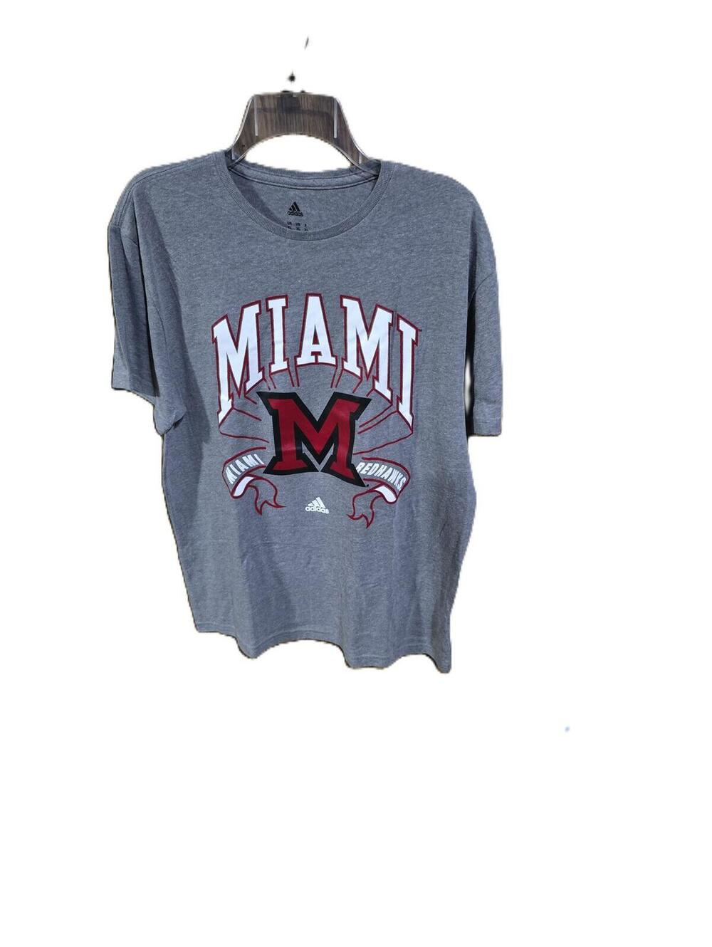 Adidas Miami University Red Hawks T-Shirt Size XL